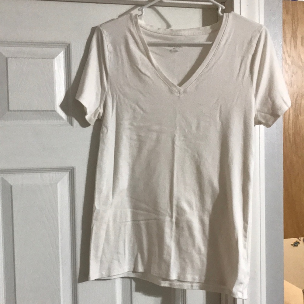4/$12 Merona White Tee